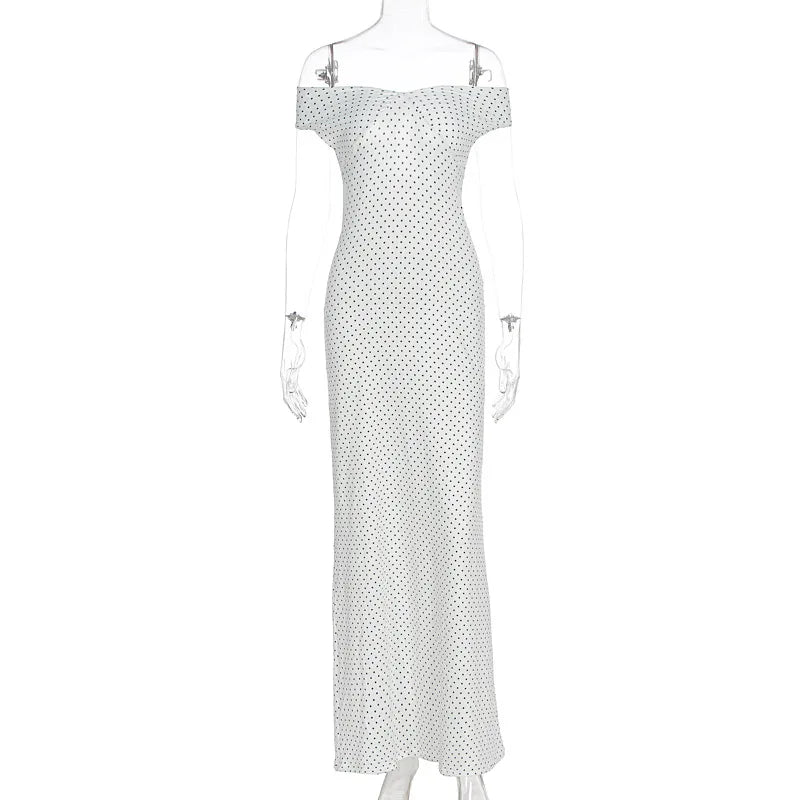 Glorol - Backless Sleeveless Bodycon Maxi Dress
