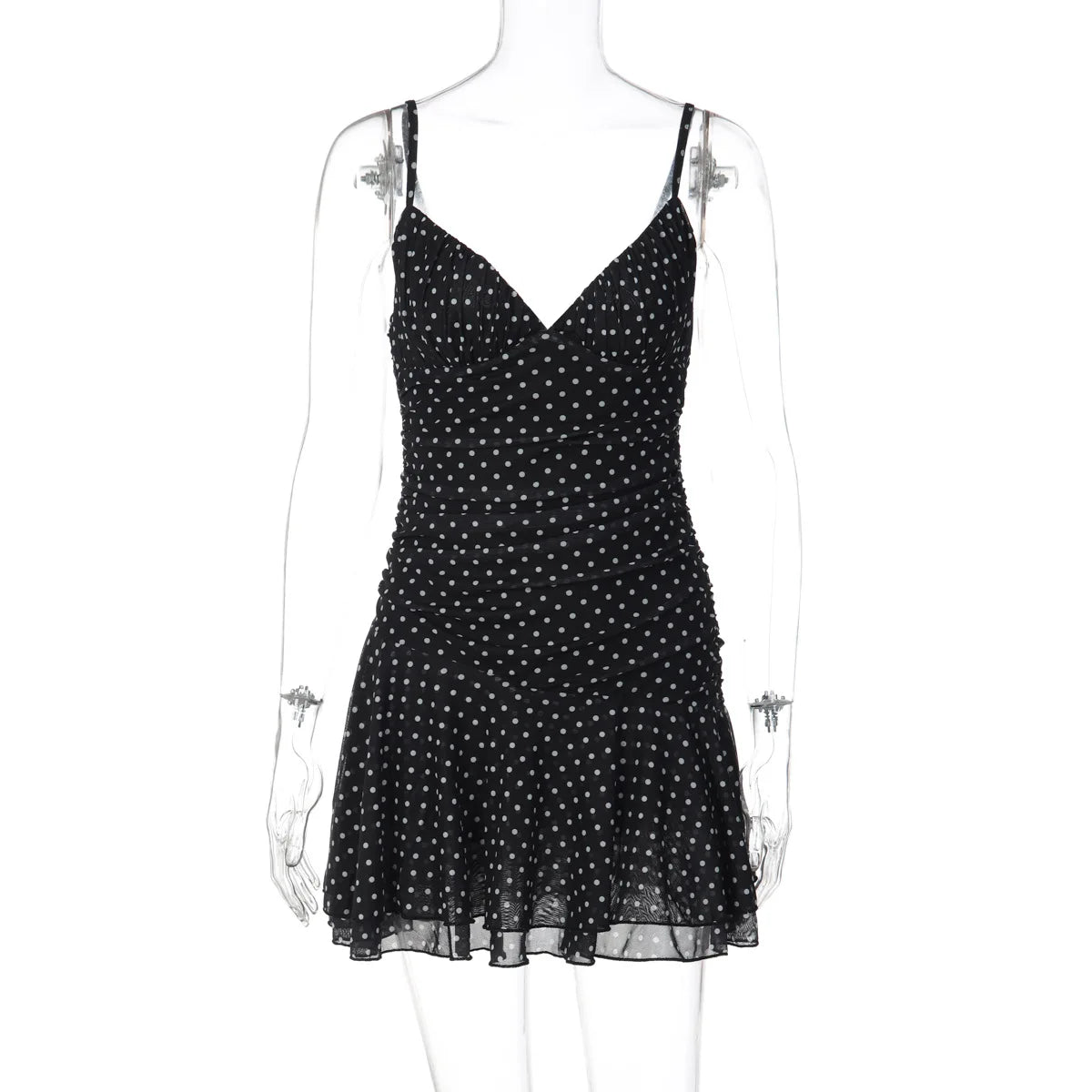 Glorol - Elegant Backless Sleeveless Mini Dress