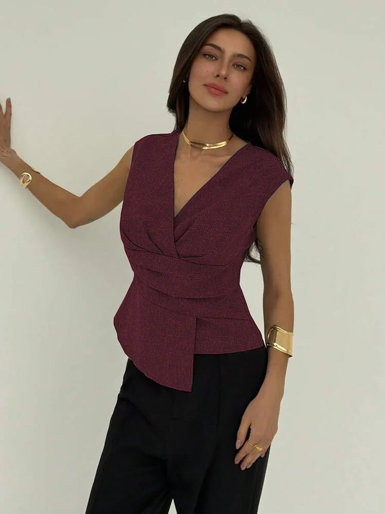 Glorol - Sleeveless Waist Top
