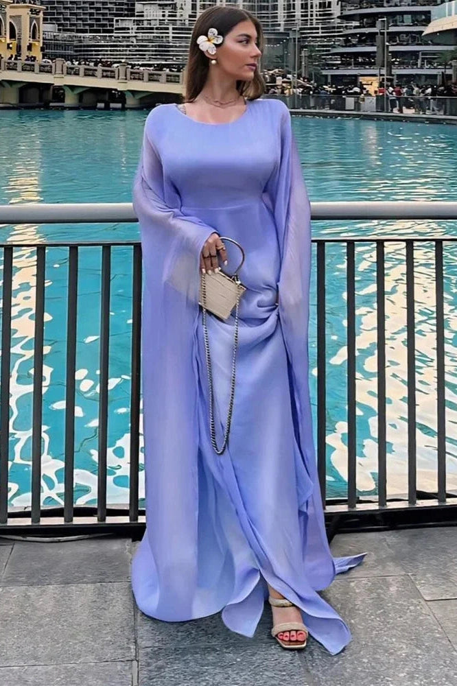 Glorol - Elegant Long Sleeve Maxi Dress