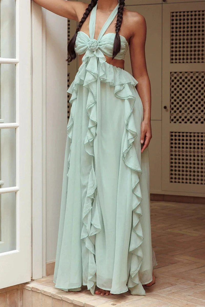Glorol - Elegant Sleeveless Maxi Dress