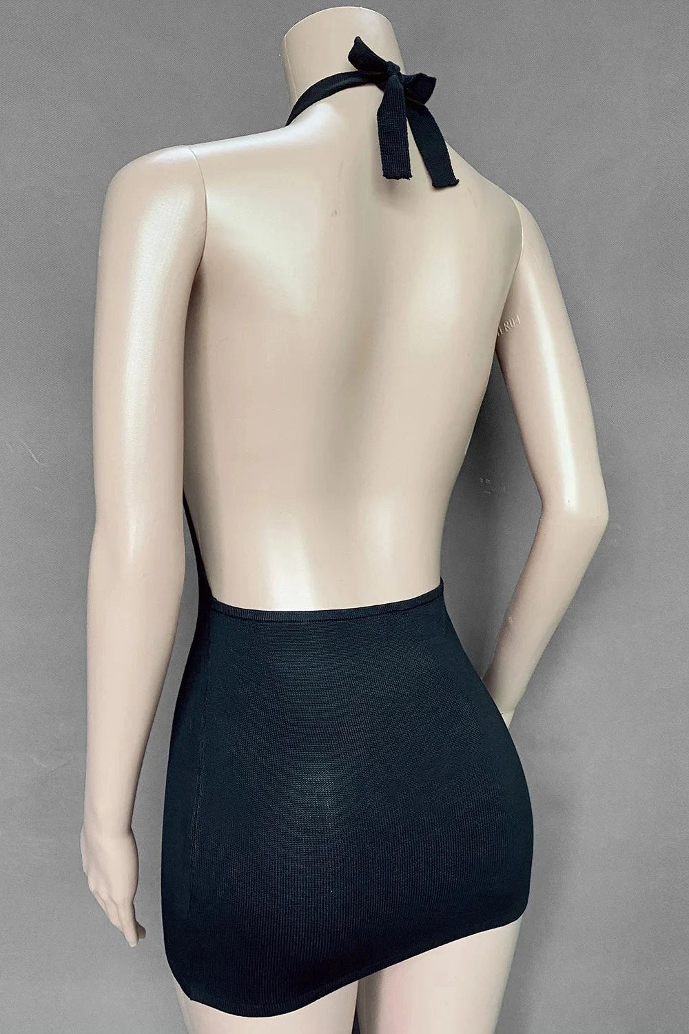 Glorol - Elegant Sleeveless Bodycon Backless Mini Dresses
