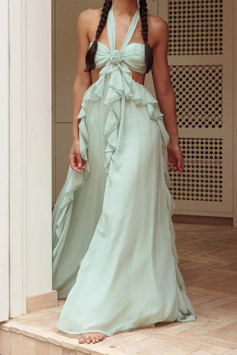 Glorol - Elegant Sleeveless Maxi Dress