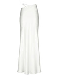 Glorol - High Waist Elegant Hollow Out Skirt