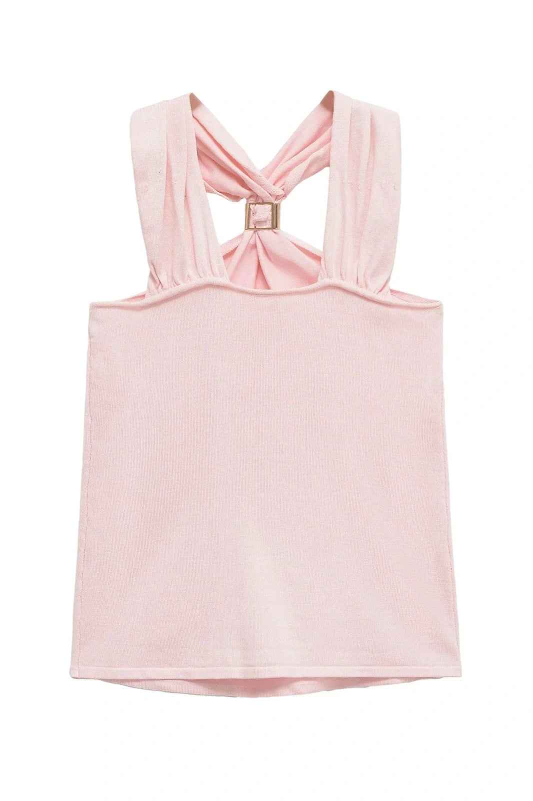 Glorol - Backless Sleeveless V-Neck Top