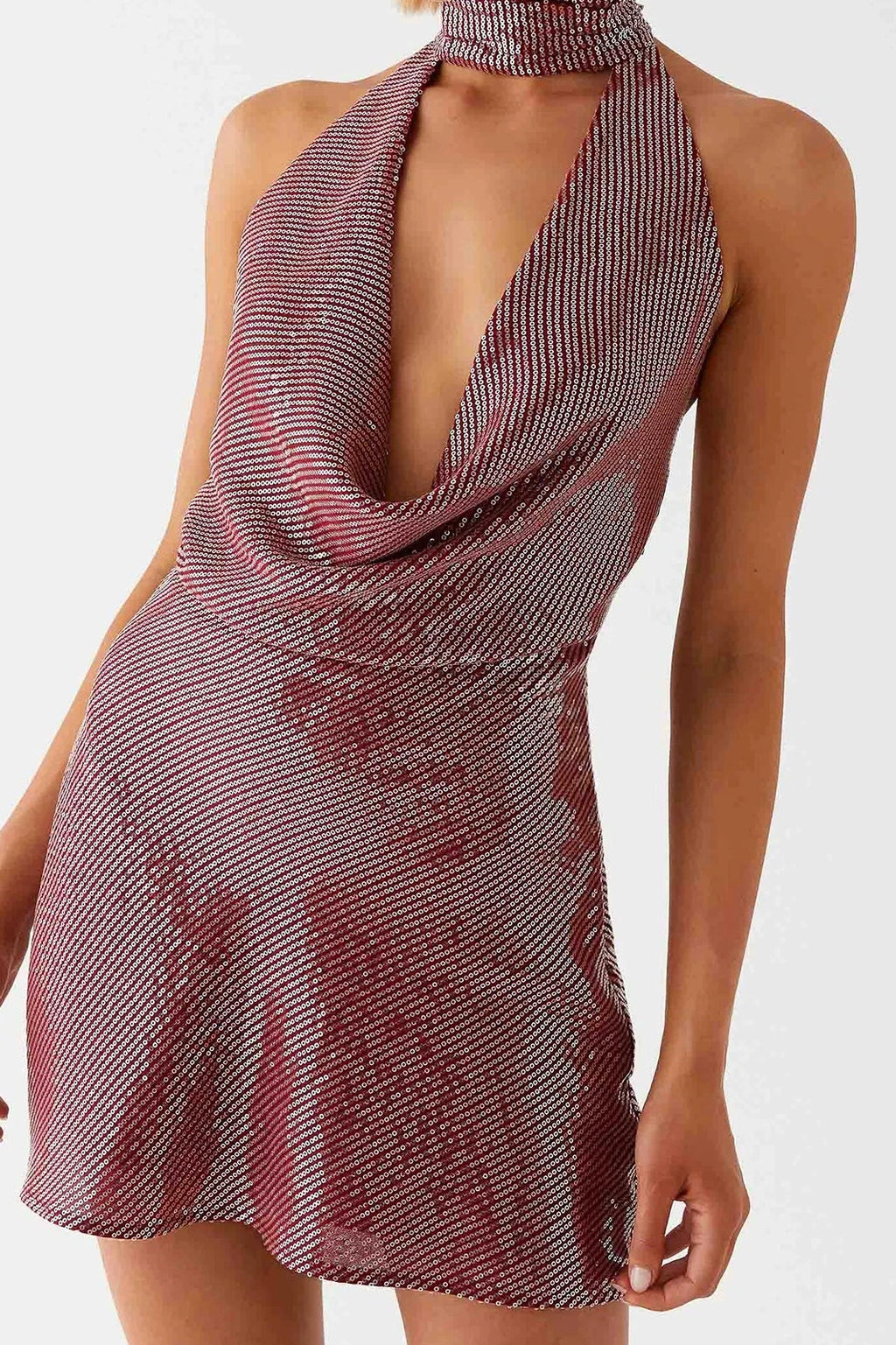 Glorol - Elegant Sleeveless Bodycon Mini Dress