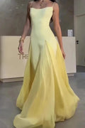 Glorol - Elegant Backless High Waist Pleated Sleeveless Maxi Dress
