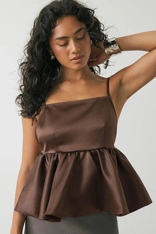 Glorol - Backless Strap Sleeveless Top