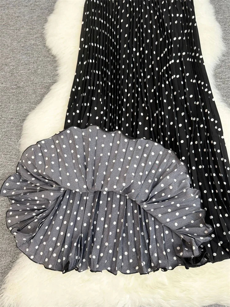 Glorol - High Waist Patchwork Skirt