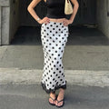 Glorol - High Waist Lace Patchwork Skirt