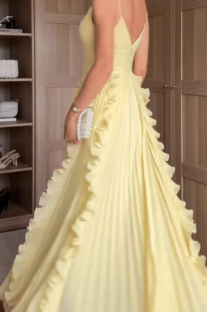 Glorol - Hollow Out High Waist Sleeveless Maxi Dress