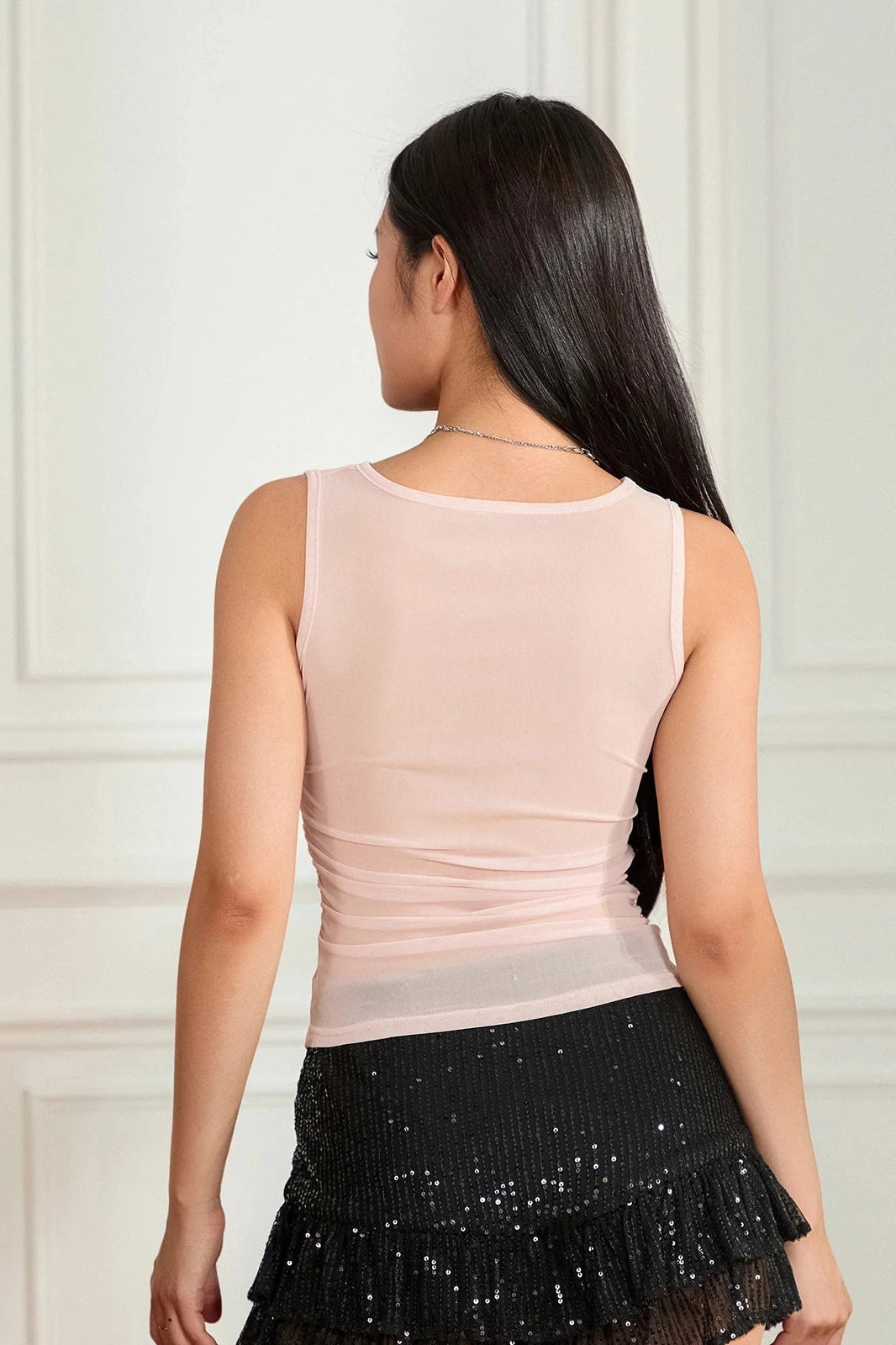 Glorol - Sleeveless Round Neck Top