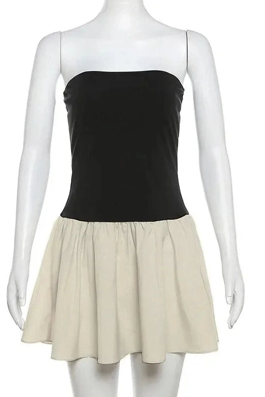 Glorol - Elegant Slim Bodycon Backless Off Shoulder Mini Dress