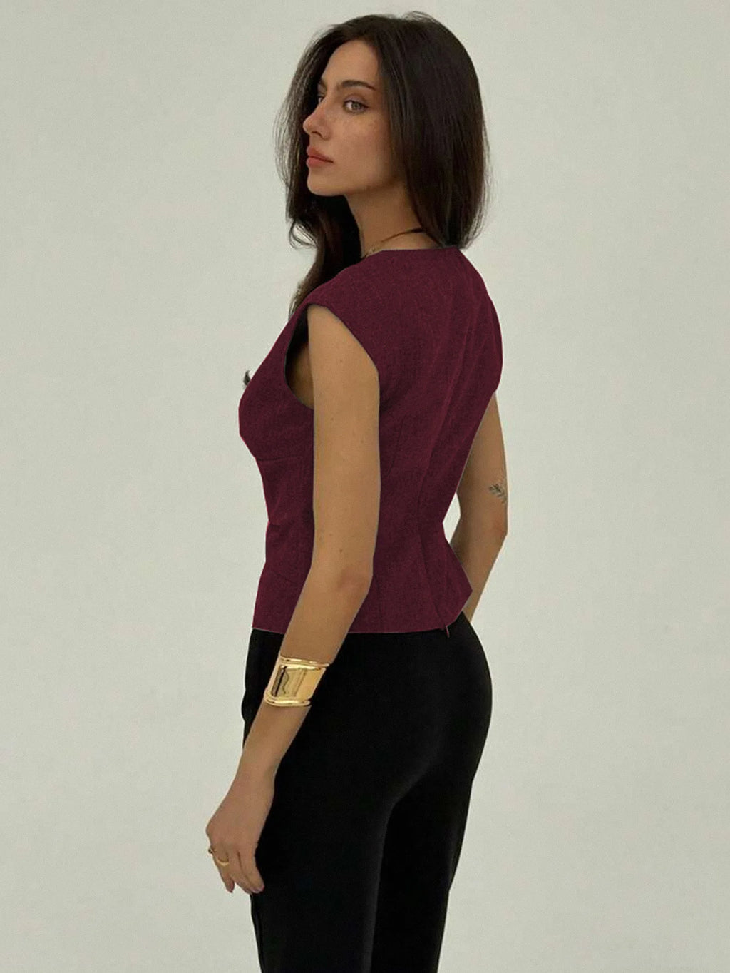 Glorol - Sleeveless Waist Top
