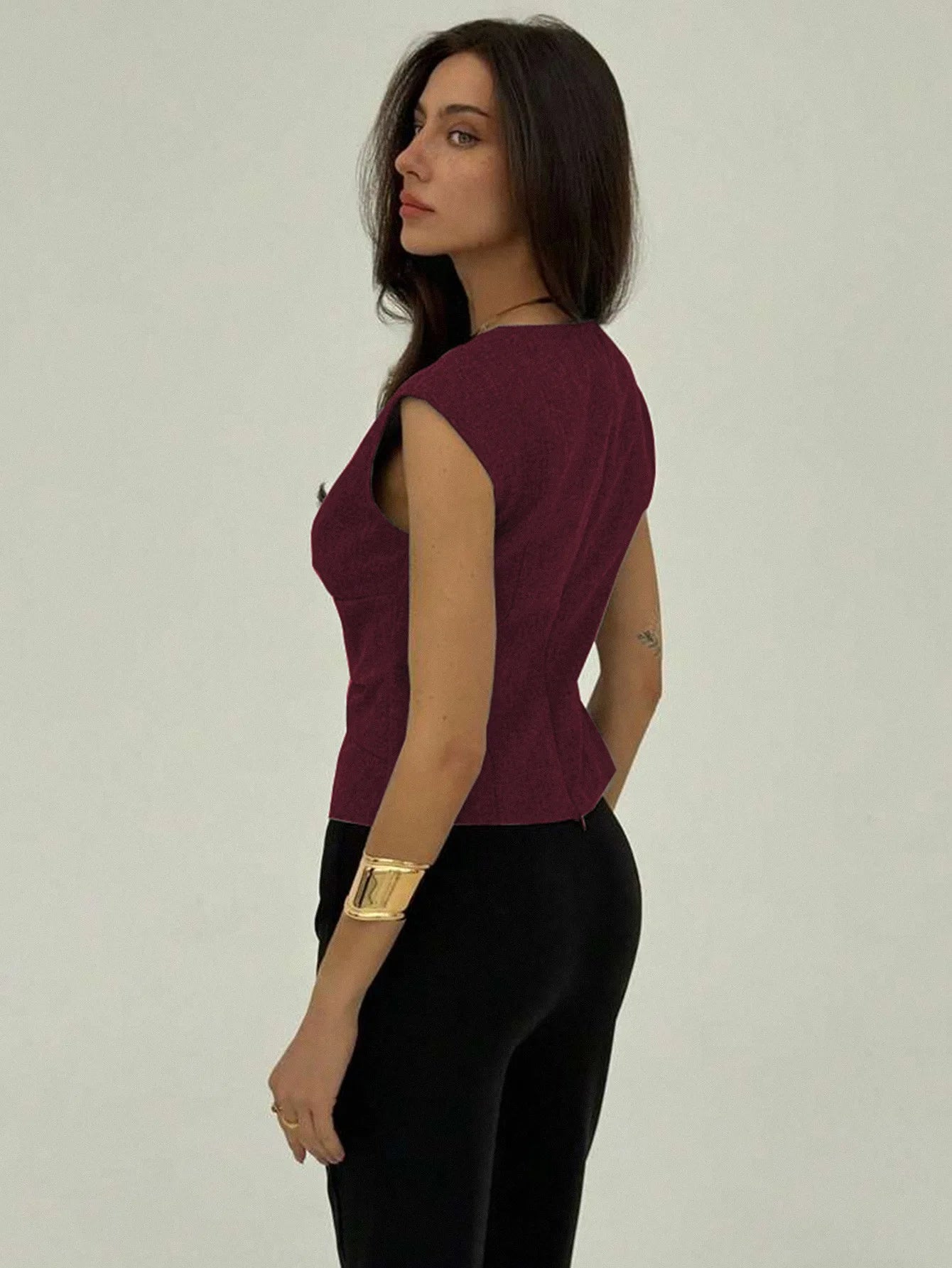 Glorol - Sleeveless Waist Top
