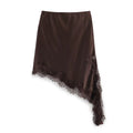 Glorol - Elegant High Waist Lace Skirt