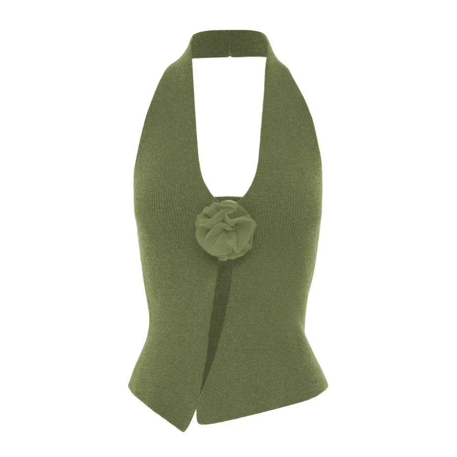 Glorol - Sleeveless Slim Top