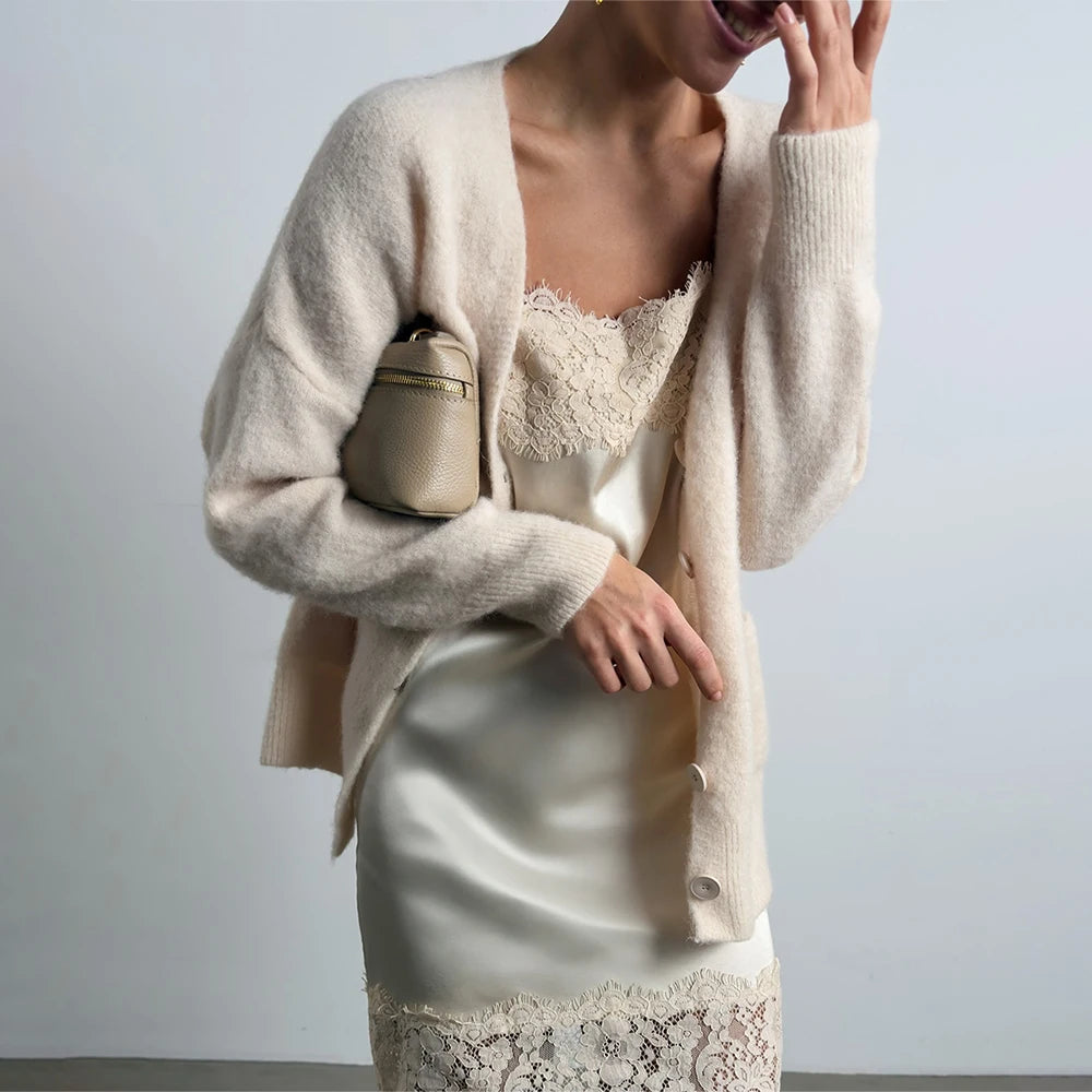 Glorol - Elegant Patchwork Backless Mini Dress