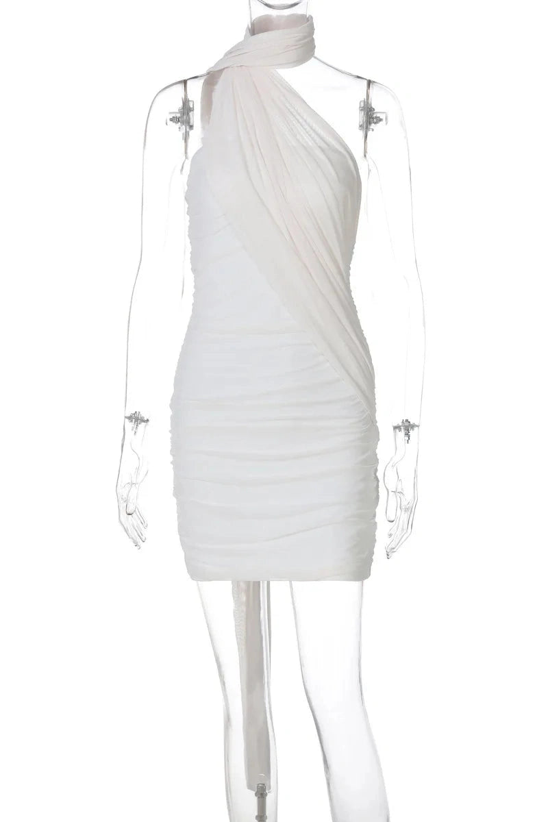 Glorol - Strapless Backless Off-Shoulder Sleeveless Bodycon Mini Dress