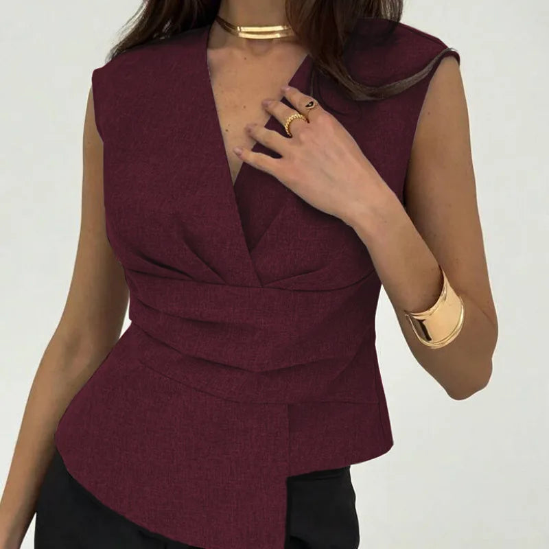 Glorol - Sleeveless Waist Top