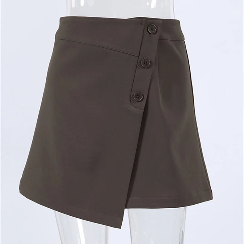 Glorol - High Waist Patchwork Skirt