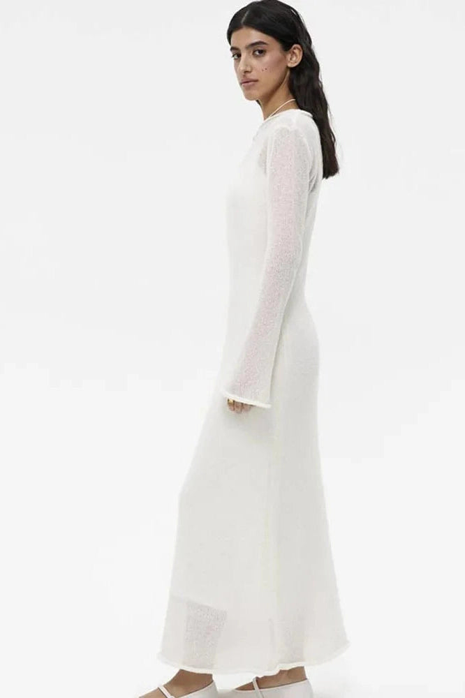 Glorol - See-Through 2 Piece Maxi Dress