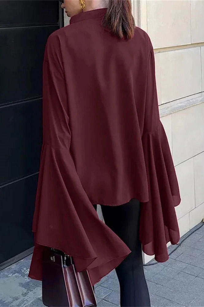 Glorol - Long Sleeve Patchwork Top