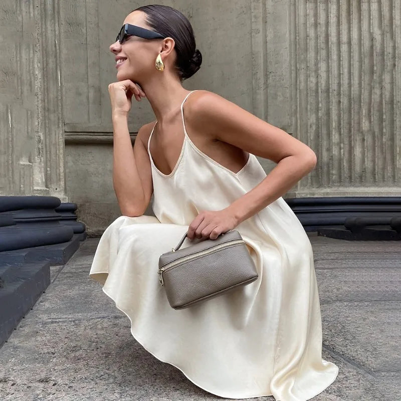 Glorol - Elegant Sleeveless Backless Mini Dress