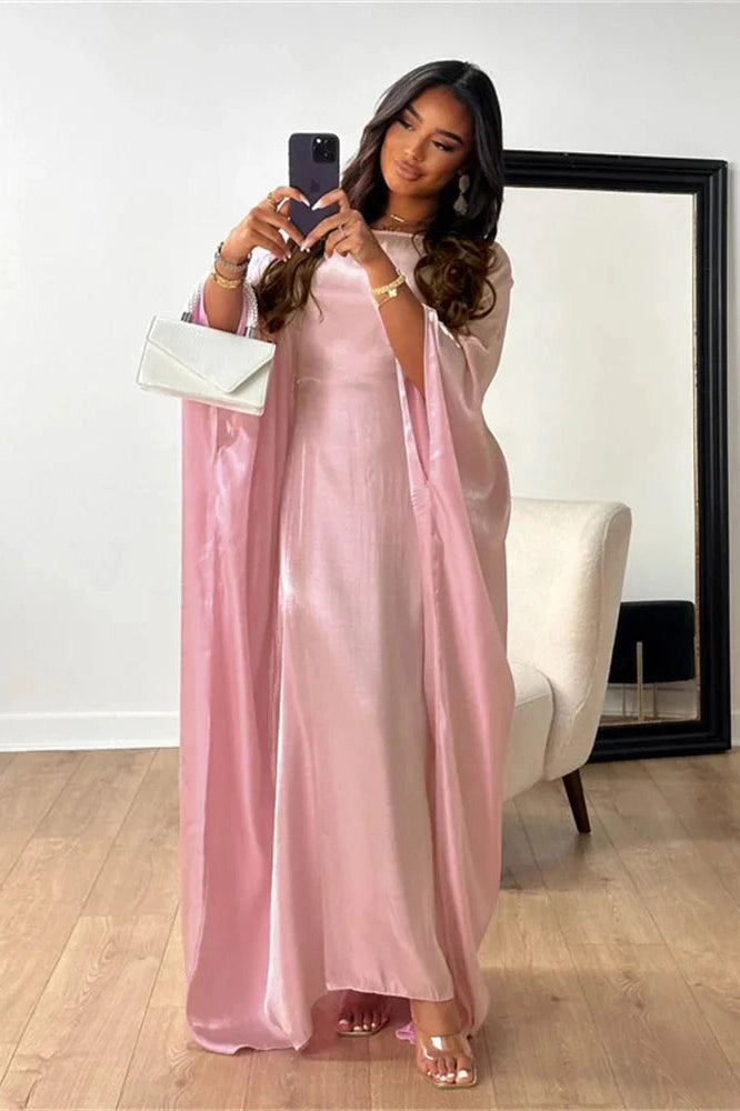 Glorol - Elegant Long Sleeve Maxi Dress