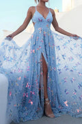 Glorol - Elegant Sleeveless Pleated High Waist V-Neck Maxi Dress
