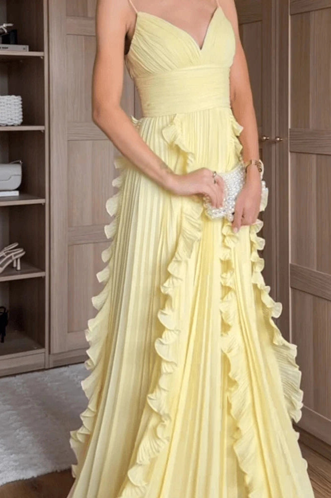 Glorol - Hollow Out High Waist Sleeveless Maxi Dress