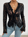 Glorol - Lace Long Sleeve Top
