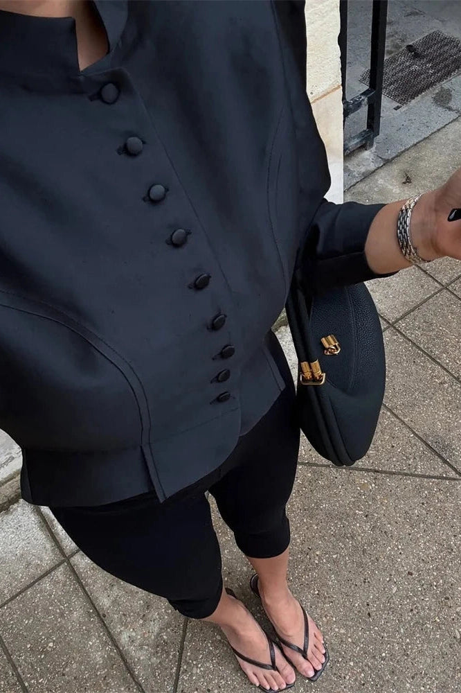 Glorol - Patchwork Long Sleeve Top