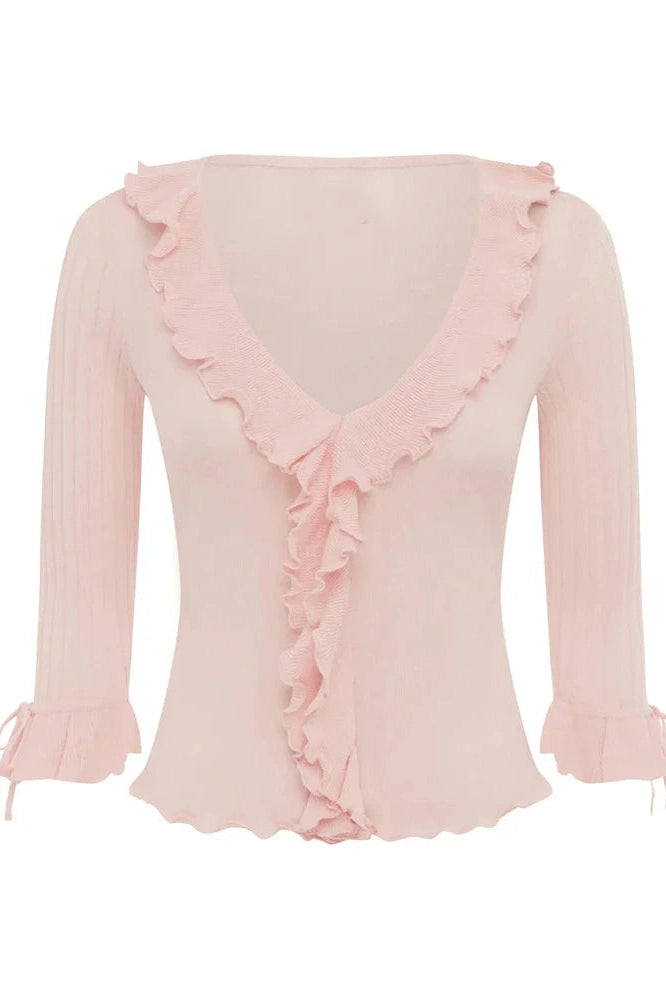 Glorol - Patchwork Short Sleeve High Waist Top