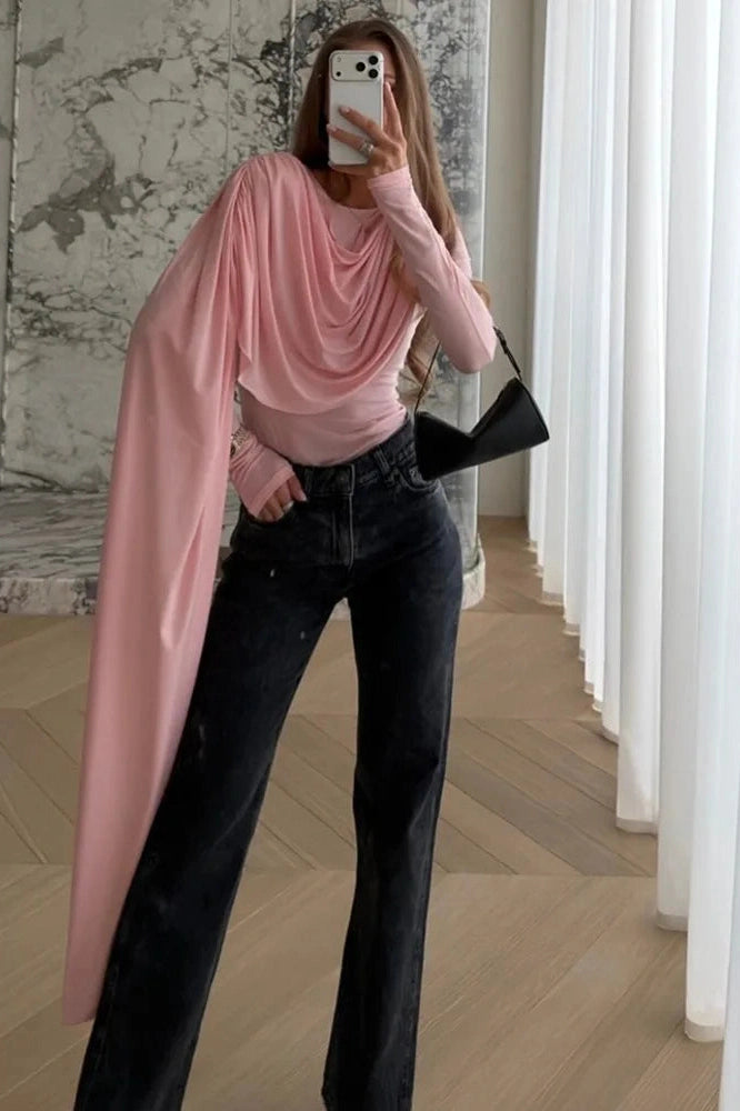 Glorol - 2026 See Through Long Sleeve Jumpsuit