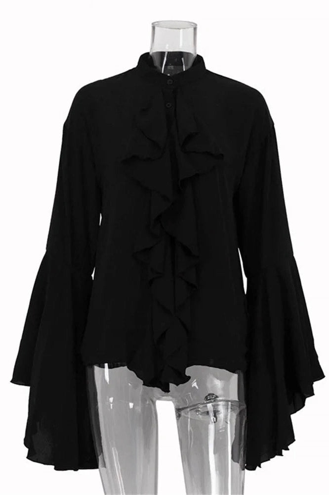 Glorol - Long Sleeve Patchwork Top