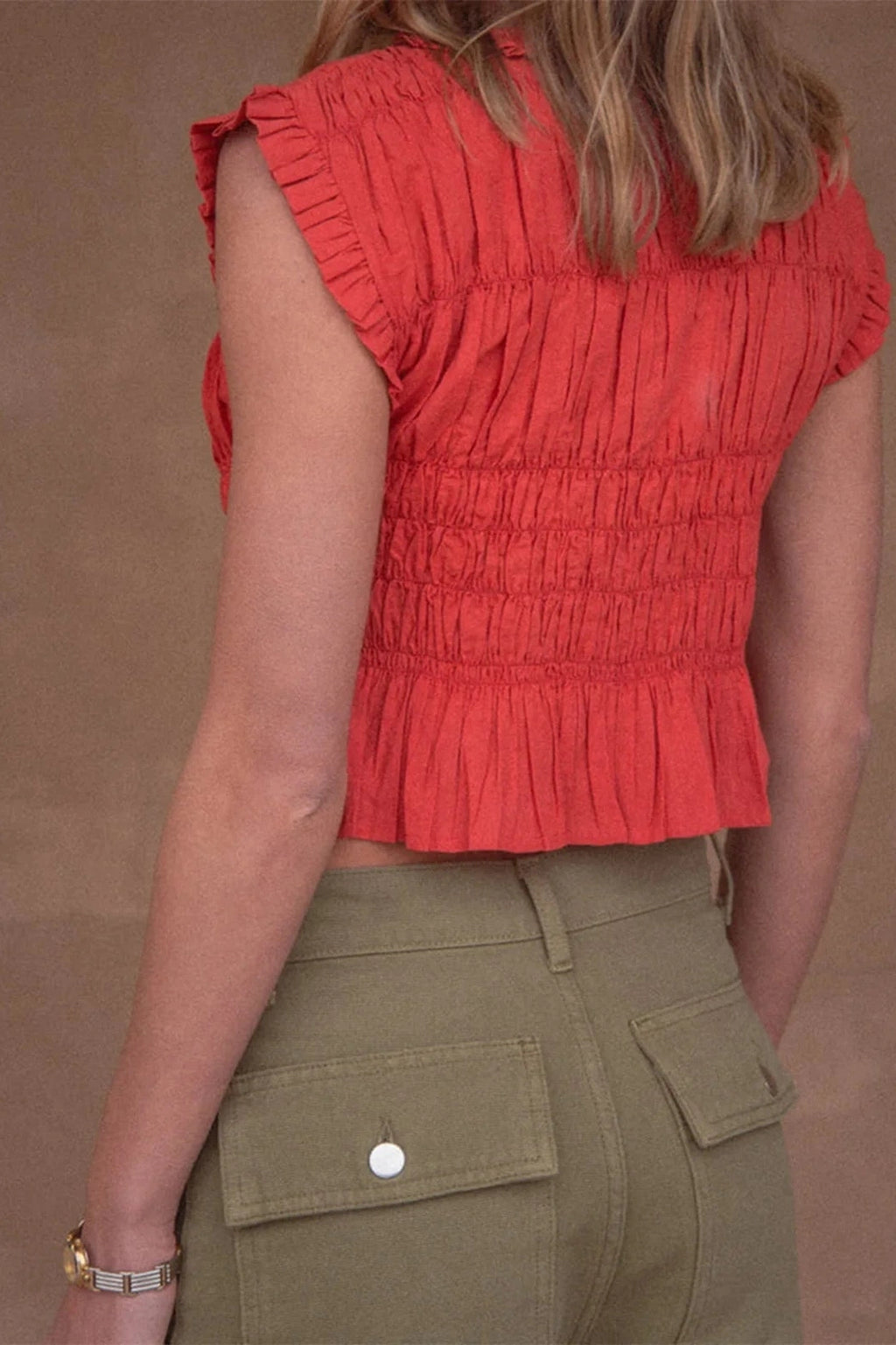Glorol - Round Neck Sleeveless Top