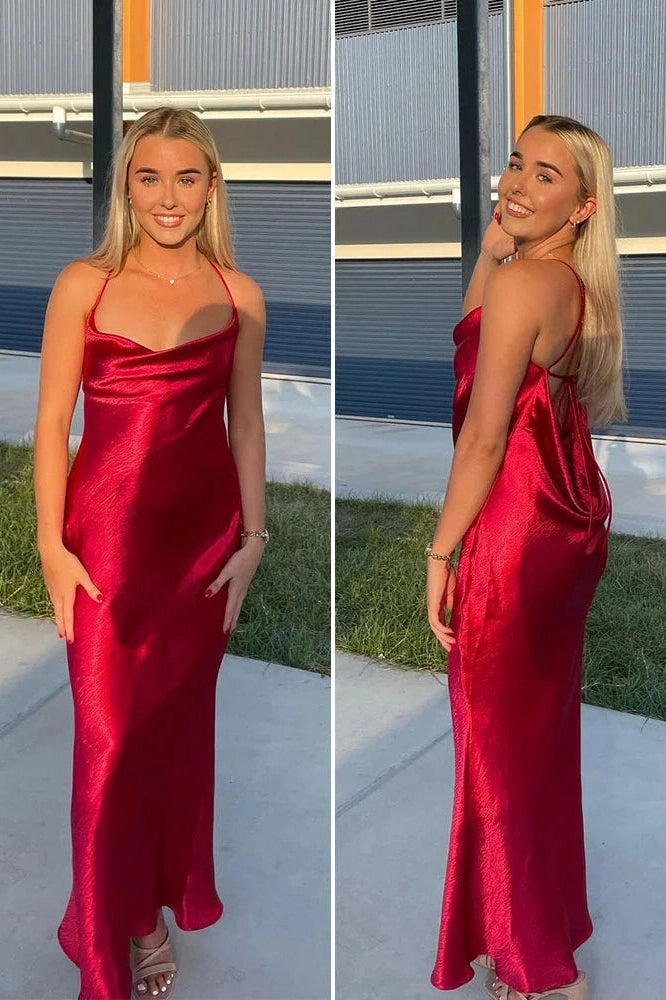 Glorol - Elegant Backless Sleeveless Maxi Dress