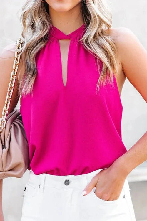 Glorol - Off-Shoulder Strap Sleeveless Top