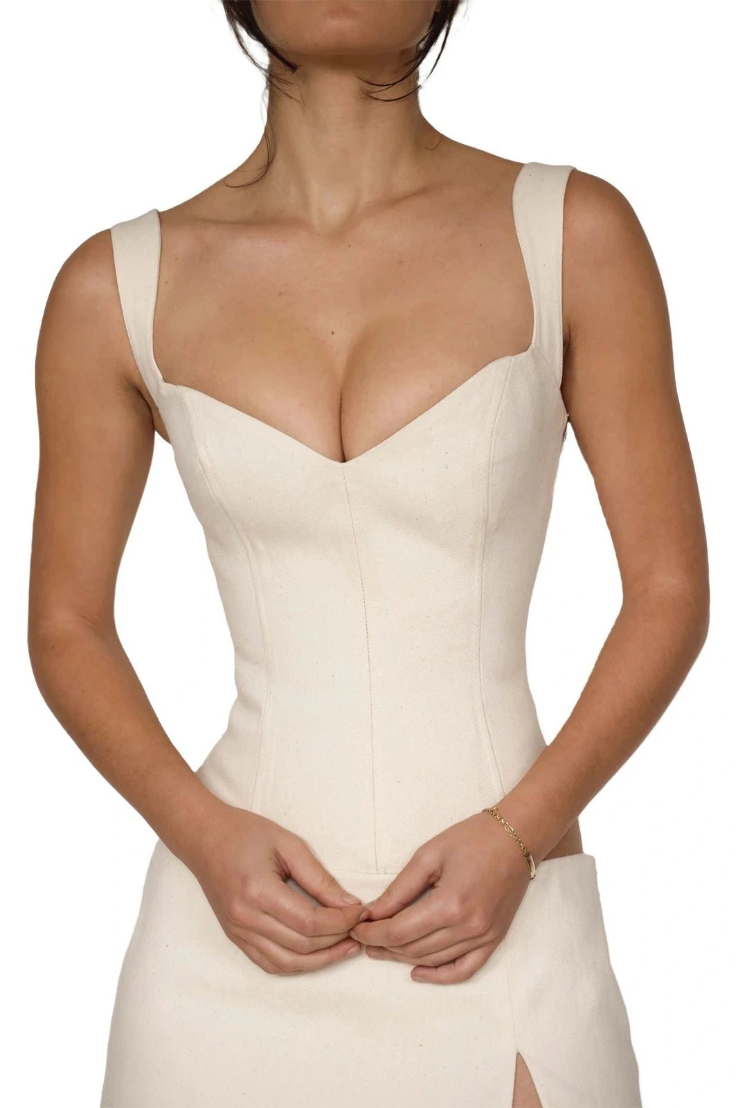 Glorol - Sleeveless V-Neck Top