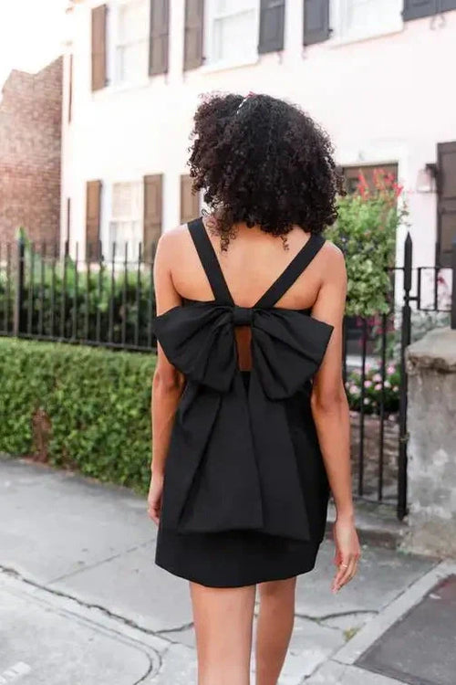 Backless Sleeveless A-Line Bodycon Mini Dress