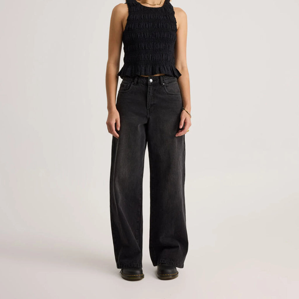 Glorol - Sleeveless O-Neck Plaid Top