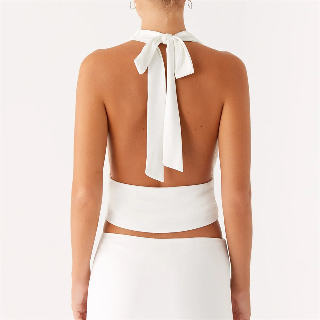 Glorol - Sleeveless Backless Top