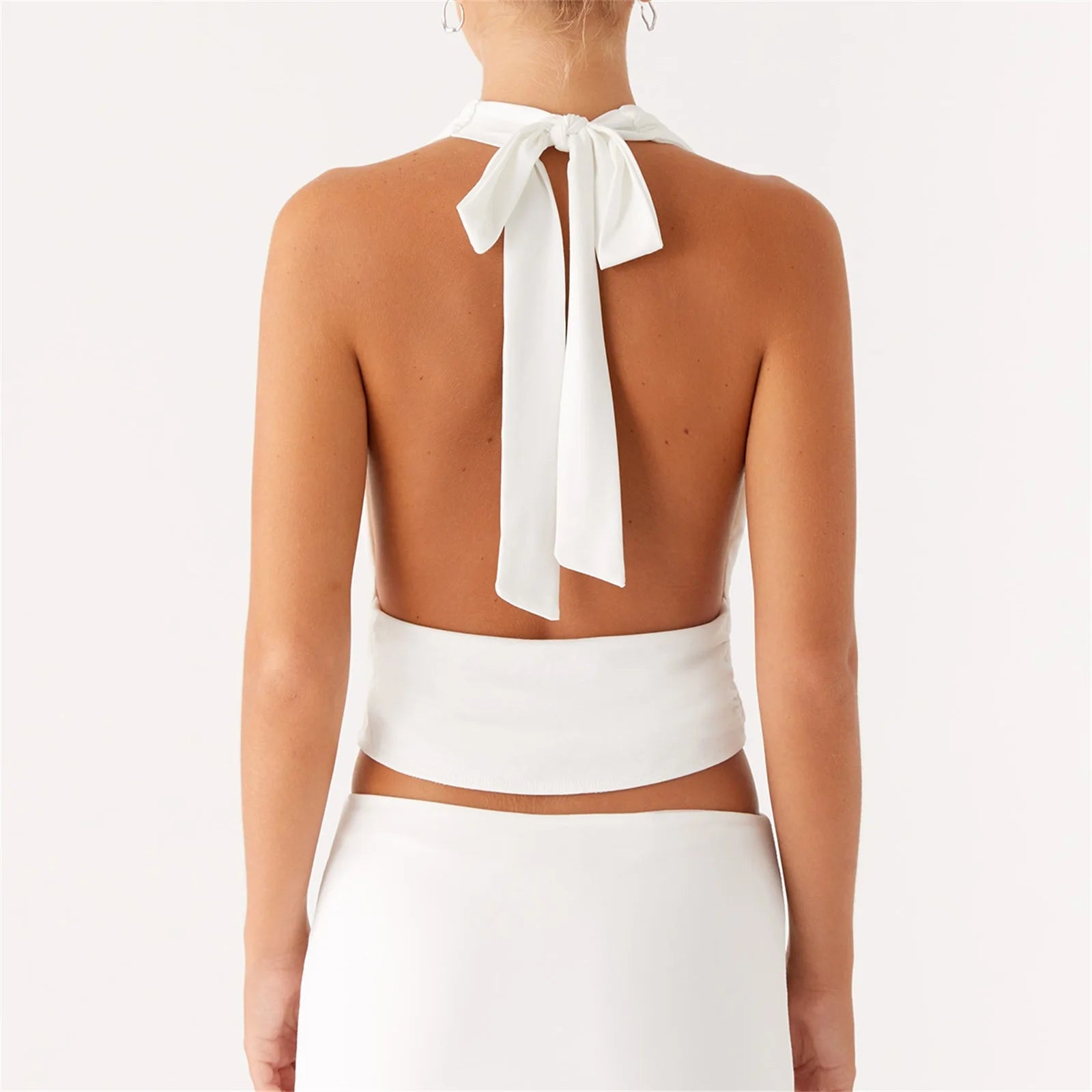 Glorol - Sleeveless Backless Top