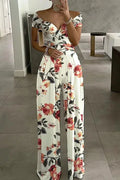 Glorol - Printed High-Waisted Jumpsuit