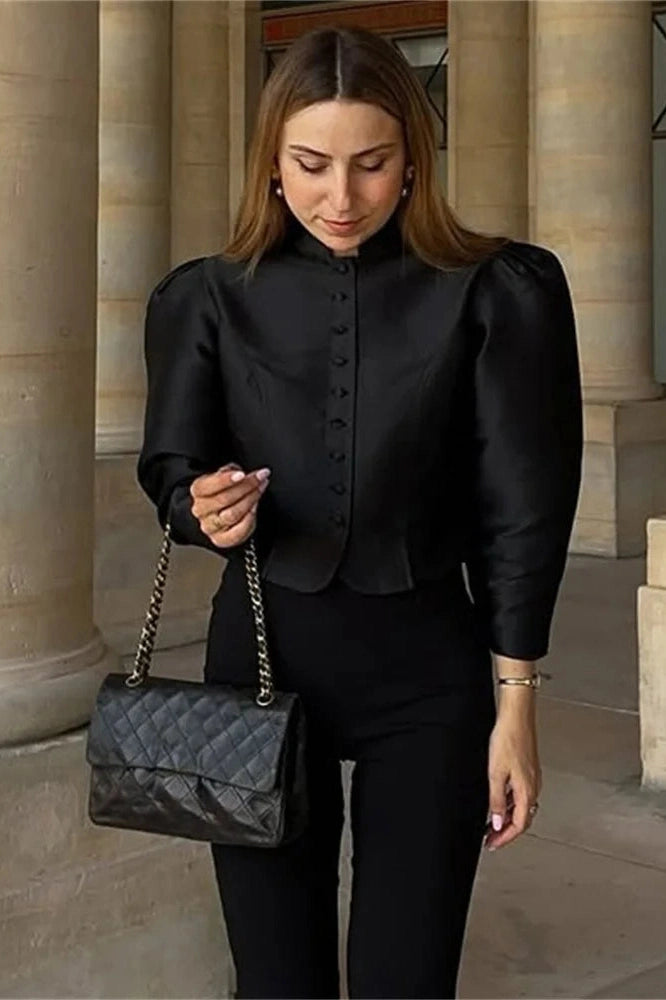Glorol - Patchwork Long Sleeve Top