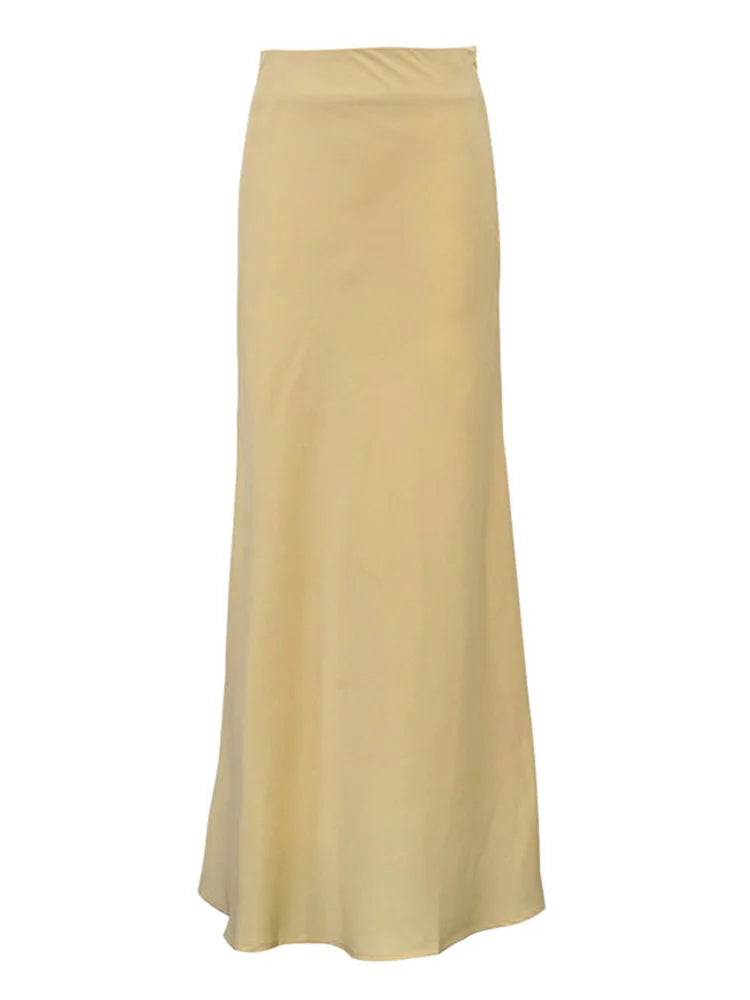 Glorol - High Waist Patchwork Skirt
