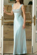 Glorol - Elegant Sleeveless Slim High Waist Maxi Dress
