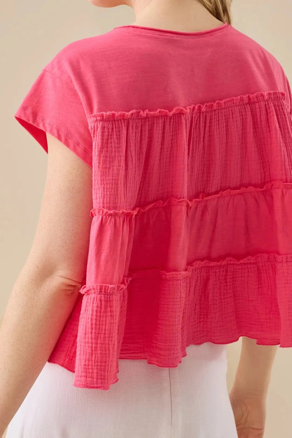 Glorol - Short Sleeve Loose Top