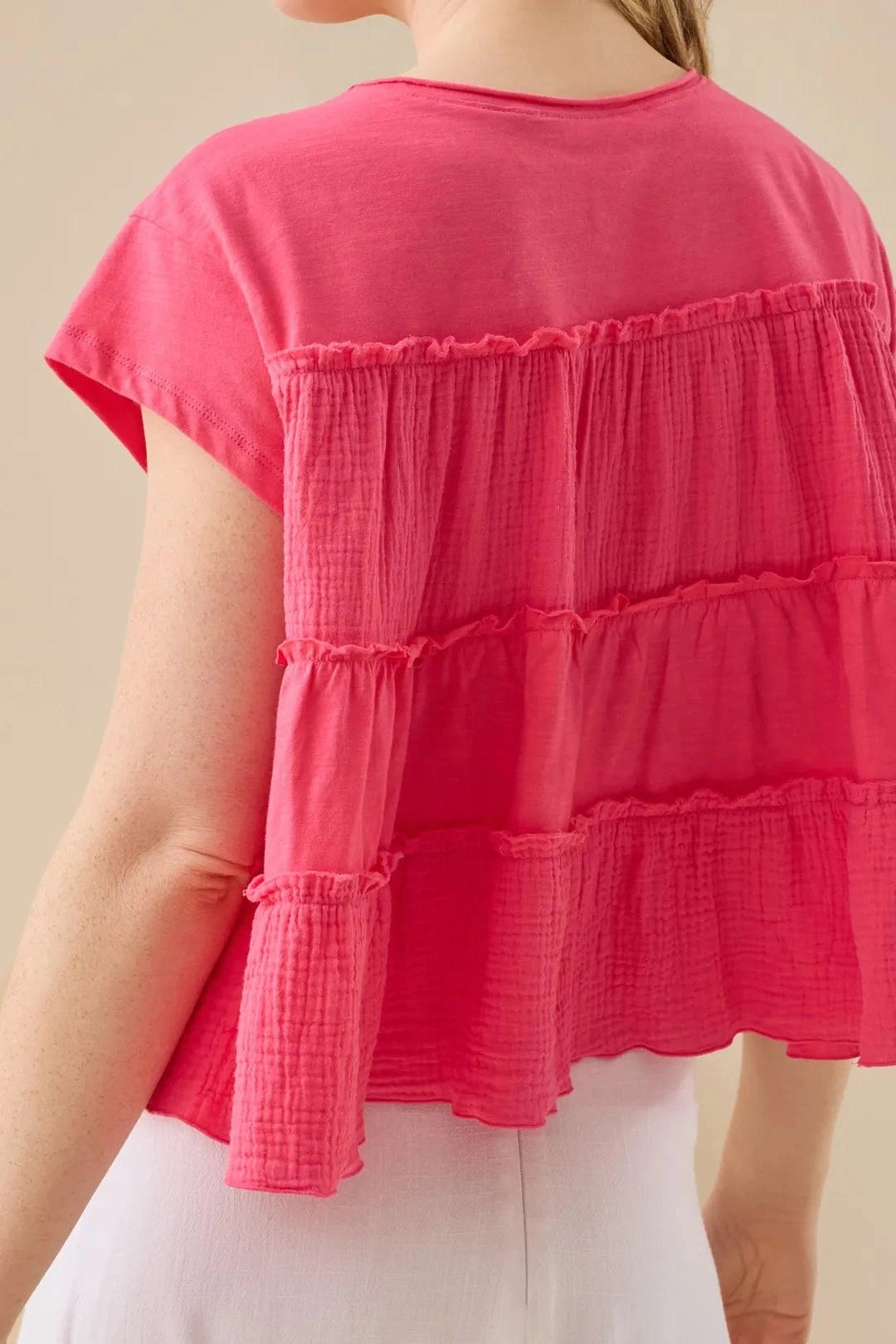 Glorol - Short Sleeve Loose Top